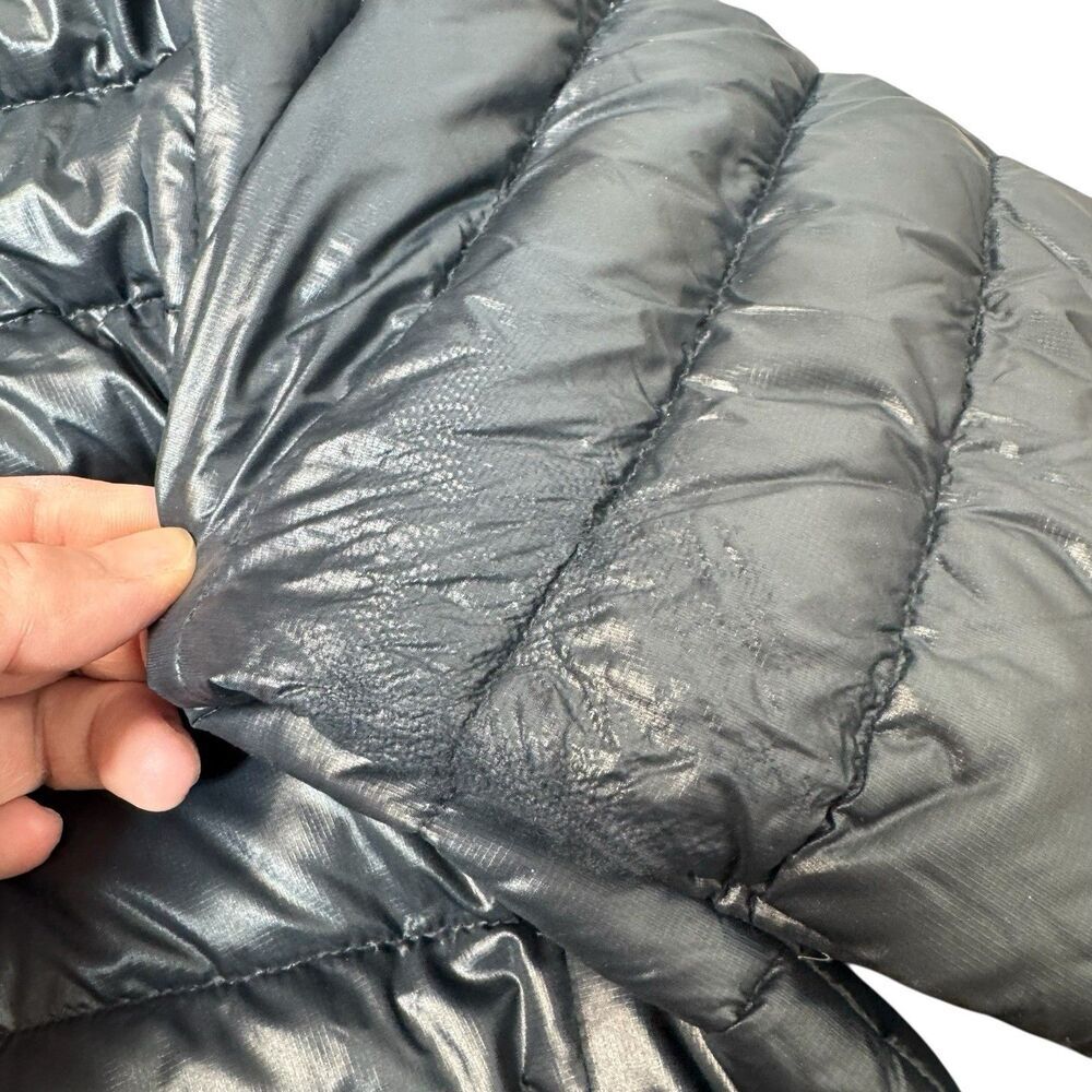 Columbia Down Goose Puffer Jacket Size S Omni Heat 590TD Turbo Black Outdoor - Picture 11 of 14